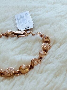 New Givenchy Rose Gold Crystal Bracelet